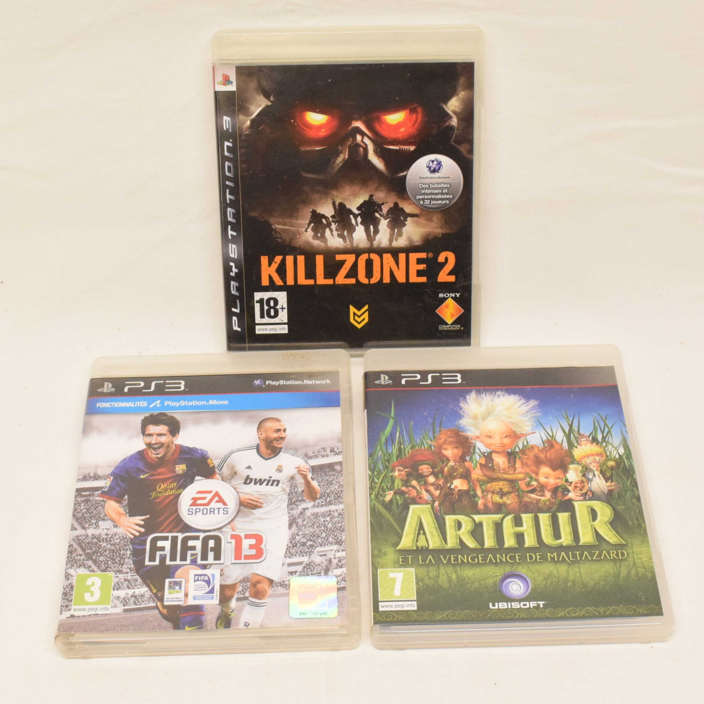 Lot de cinq jeux pour console Sony Playstation 3 Bon état - Vue 2 - 